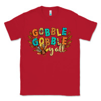 Red gobble gobble yall Classic Tee - CowGirlArtShop