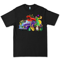 Black mardi gras gnome on the truck Premium Tee - CowGirlArtShop