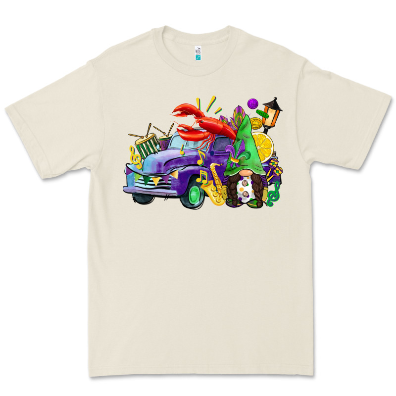 Mardi Gras Gnome On The Truck Premium Tee by CowGirlArtShop | Teevron