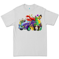 Dove Grey mardi gras gnome on the truck Premium Tee - CowGirlArtShop