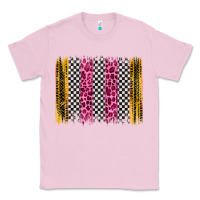 Bubblegum Pink race leopard brush stroke Classic Tee - Artiststas