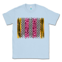 Dusty Blue race leopard brush stroke Classic Tee - Artiststas