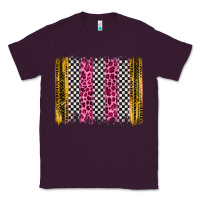 Plum race leopard brush stroke Classic Tee - Artiststas