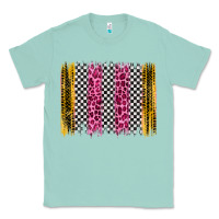Seafoam race leopard brush stroke Classic Tee - Artiststas