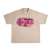 French Oak Survivor Breast Cancer Urban Heavy Tee - FaDigitalArtStudio