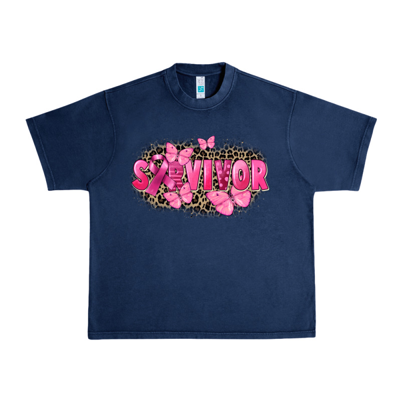 Survivor Breast Cancer Urban Heavy Tee by FaDigitalArtStudio | Teevron