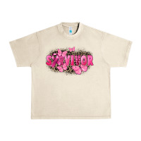 Sandshell Survivor Breast Cancer Urban Heavy Tee - FaDigitalArtStudio