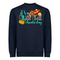 Navy its a crawfish kinda day Heavyweight Sweatshirt - AdoDesignShop