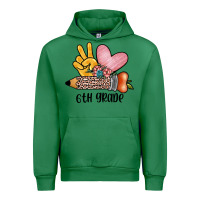 Emerald peace love 6th grade Urban Hoodie - JahusDesignShop