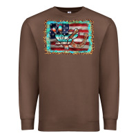 Chestnut flag cactus horseshoe Premium Sweatshirt - AdoDesignShop