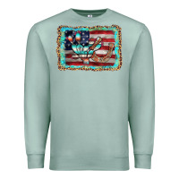 Seafoam flag cactus horseshoe Premium Sweatshirt - AdoDesignShop