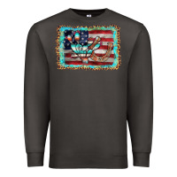 Smoke flag cactus horseshoe Premium Sweatshirt - AdoDesignShop