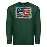 Sports Green flag cactus horseshoe Premium Sweatshirt - AdoDesignShop