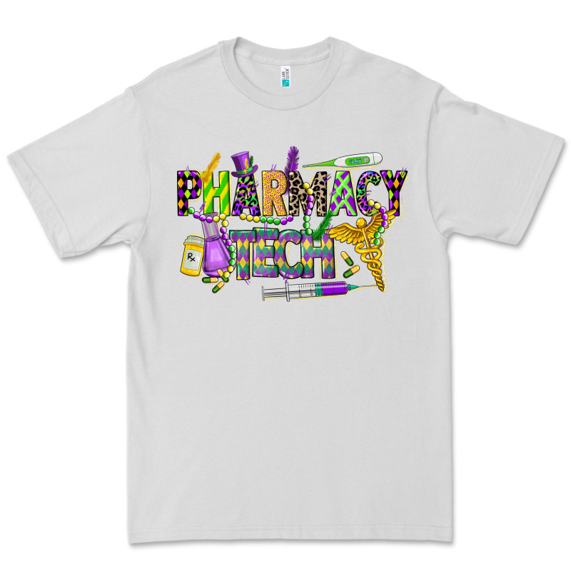 Mardi Gras Pharmacy Tech Premium Tee by CowGirlArtShop | Teevron