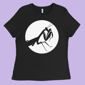 Praying Mantis Ladies Tee Designed By Designefamous