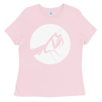 Bubblegum Pink praying mantis Ladies Tee - DesigneFamous