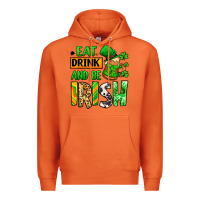 Eat Drink And Be Irish St. Patrick's Premium Hoodie | Teevron