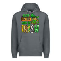 Rock Eat drink and be Irish St. Patrick's Premium Hoodie - LillyAllenDesigns