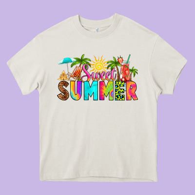 Sweet Summer Heavy Core Tee Designed By Ranaportraitstore