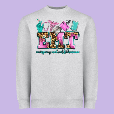 Emt Emergency Medical Technician Heavyweight Sweatshirt Designed By Adodesignshop