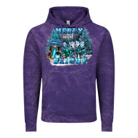Cloud Purple merry and bright Vintage Hoodie - FaDigitalArtStudio