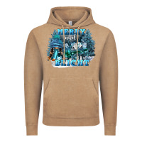 Vintage Coffee merry and bright Vintage Hoodie - FaDigitalArtStudio
