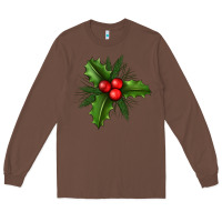 Chestnut Mistletoe Long Sleeve Tee - BundleAndBundleShop