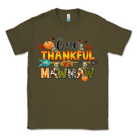 Army Green one thankful mawmaw Classic Tee - CowGirlArtShop