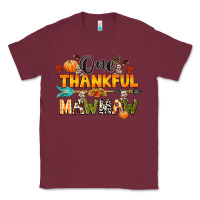 Burgundy one thankful mawmaw Classic Tee - CowGirlArtShop