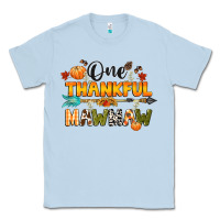 Dusty Blue one thankful mawmaw Classic Tee - CowGirlArtShop