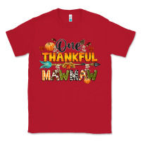 Red one thankful mawmaw Classic Tee - CowGirlArtShop