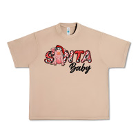 Burro Christmas Santa Baby Urban Heavy Tee - RanaPortraitStore
