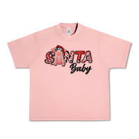 Salmon Christmas Santa Baby Urban Heavy Tee - RanaPortraitStore