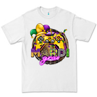 White mardi gras gamer Premium Tee - CowGirlArtShop