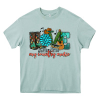Arona Western love my country music Heavy Core Tee - HowdyJamesFarm