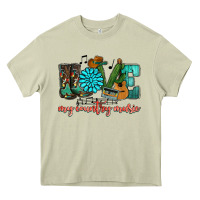 Western Love My Country Music Heavy Core Tee | Teevron