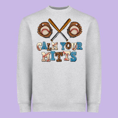 Calm Your Mitts Heavyweight Sweatshirt Designed By Adodesignshop