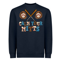 Navy calm your mitts Heavyweight Sweatshirt - AdoDesignShop