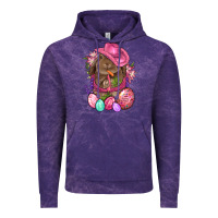 Cloud Purple Cowboy Rabbit Easter Vintage Hoodie - BundleAndBundleShop