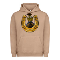 Pigment Burro horseshoe and cowgirl Urban Hoodie - JahusDesignShop