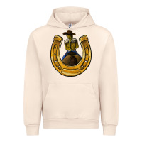Sandshell horseshoe and cowgirl Urban Hoodie - JahusDesignShop