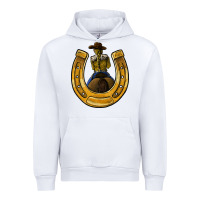 White horseshoe and cowgirl Urban Hoodie - JahusDesignShop
