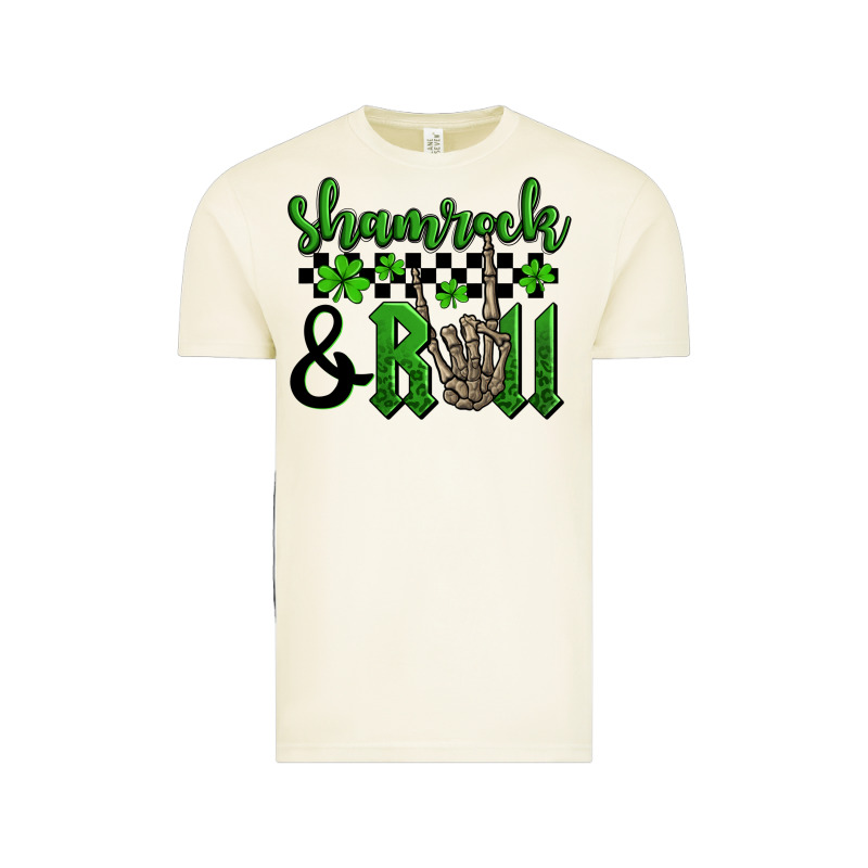 St. Patrick's Day Shamrock And Roll Vintage Tee by OliviaCreatesArt | Teevron