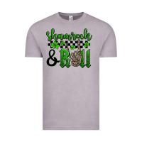 Vintage Zinc St. Patrick's Day Shamrock and roll Vintage Tee - OliviaCreatesArt