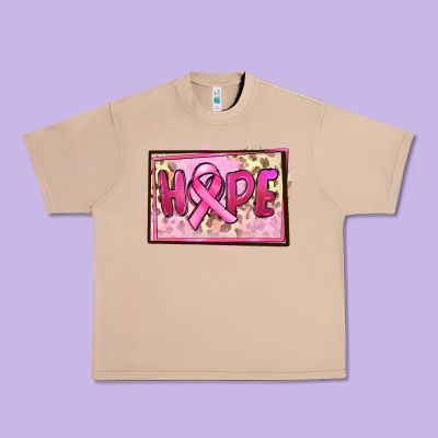 Hope Breast Cancer Urban Heavy Tee Designed By Fadigitalartstudio
