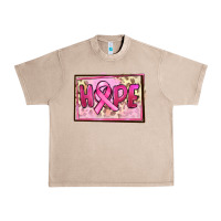French Oak Hope Breast Cancer Urban Heavy Tee - FaDigitalArtStudio