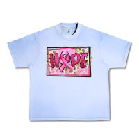 Grape Ice Hope Breast Cancer Urban Heavy Tee - FaDigitalArtStudio