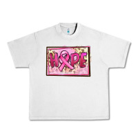 Lunar Rock Hope Breast Cancer Urban Heavy Tee - FaDigitalArtStudio