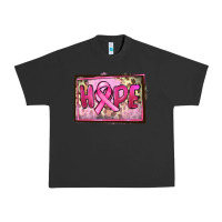 Pigment Black Hope Breast Cancer Urban Heavy Tee - FaDigitalArtStudio