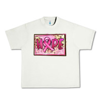 Pistachio Hope Breast Cancer Urban Heavy Tee - FaDigitalArtStudio